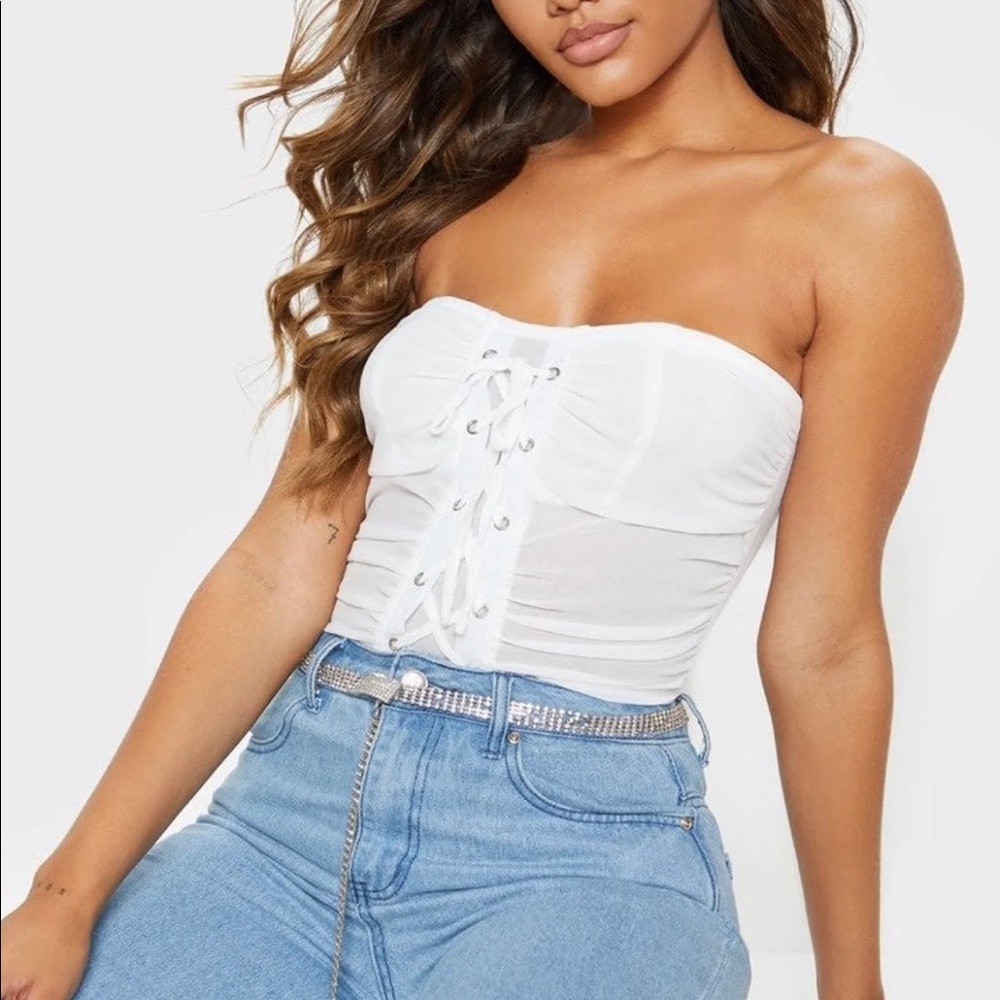 2/$25 White bodysuit